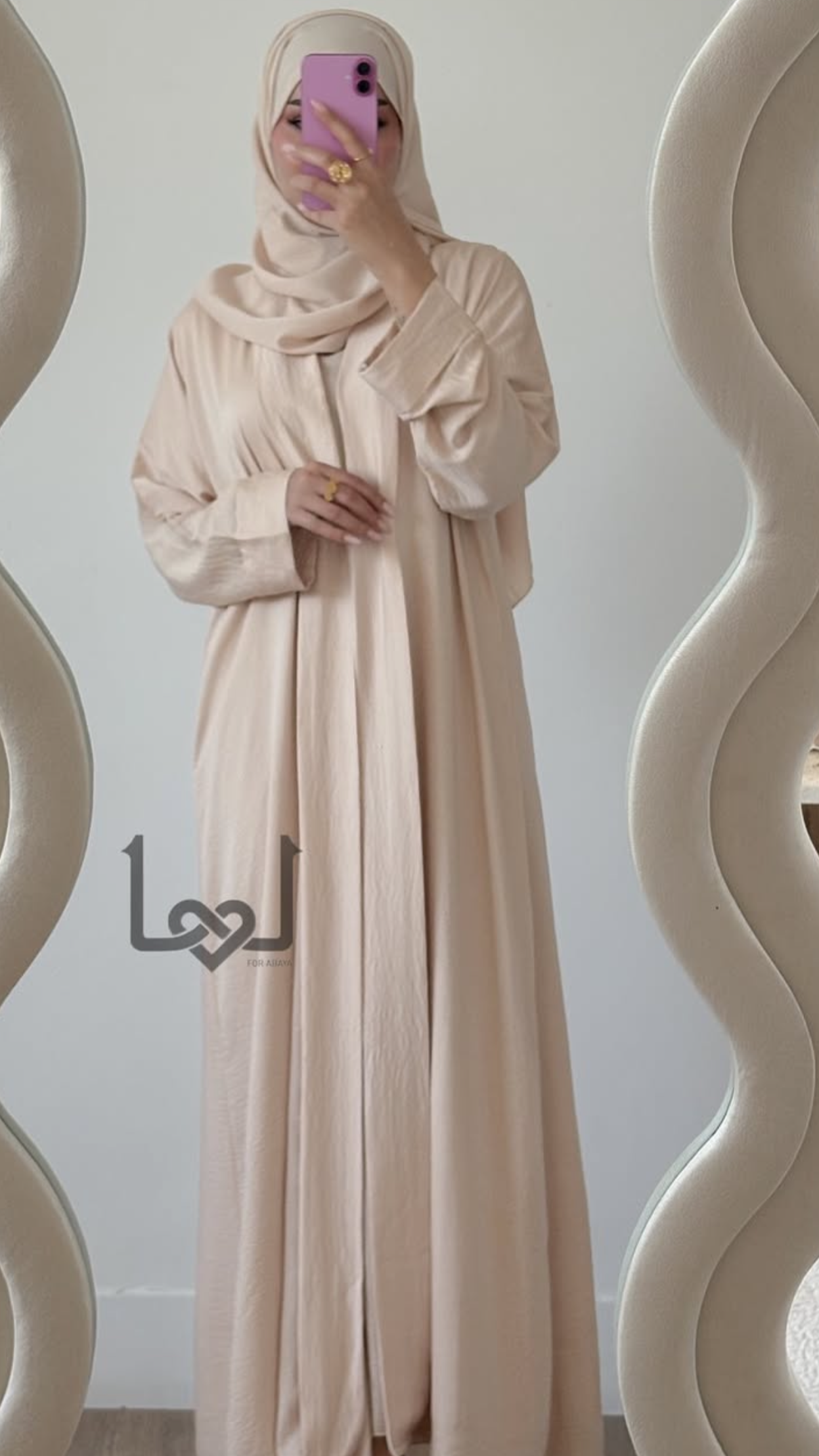 25 Gold abaya