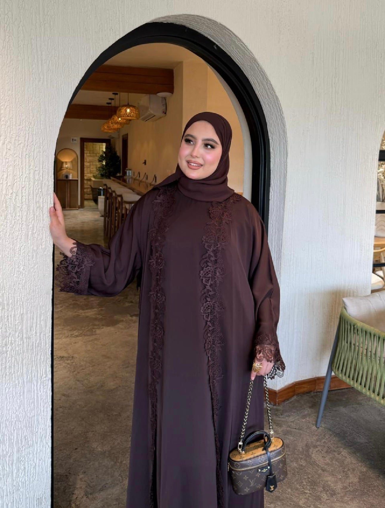 98 Abaya new dantel