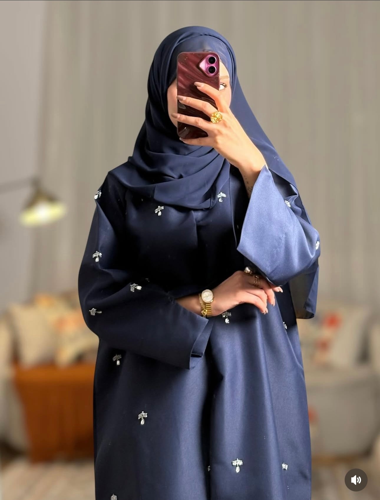 71 عبايه كايت بلو