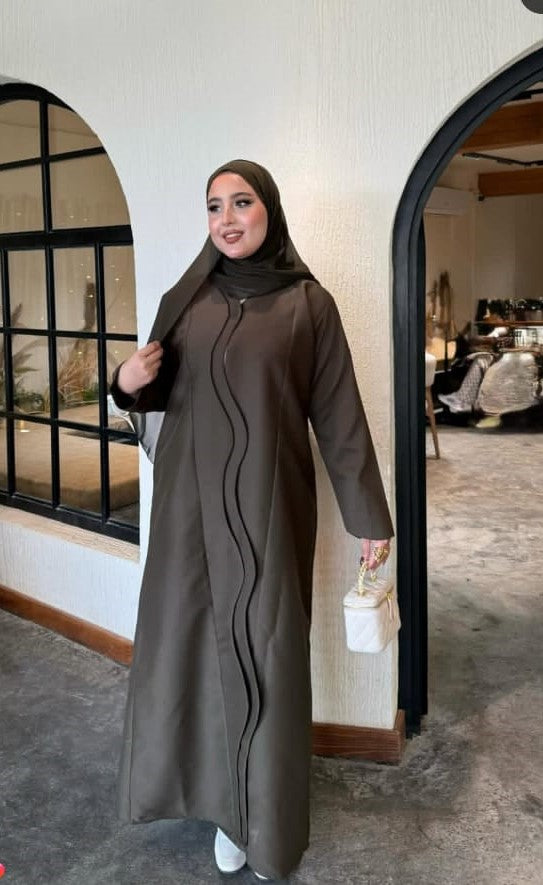 88 Dark Green عبايه